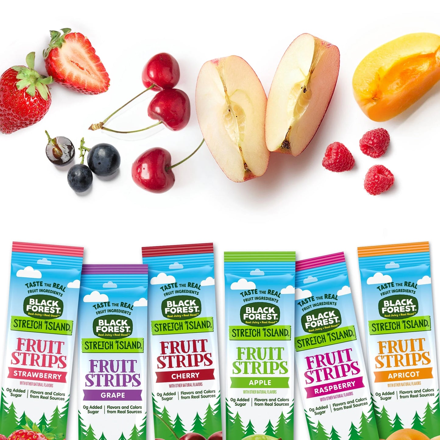 Stretch Island Fruit Leather Snacks, Ripened Raspberry, 0.5 Oz, 30 Count