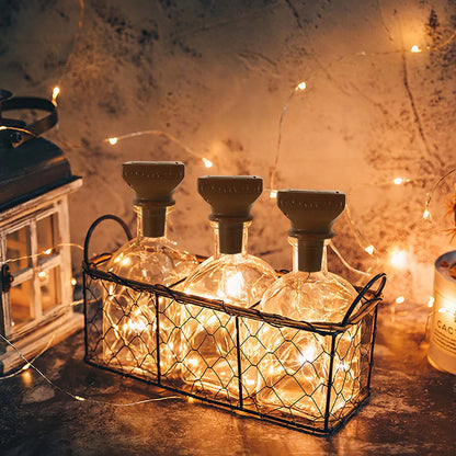 2025 Upgraded Solar Wine Bottle Lights,20 Leds Waterproof Copper Lights, Bottle Lights Fairy Cork String Lights for Christmas, Outdoor, Wedding Decor, Halloween Decor(Warm White)