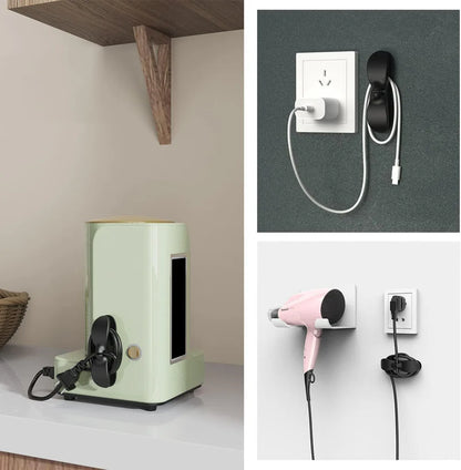 4/10Pcs Kitchen Appliance Cable Organizer Storage Household Rice Cooker Wire Storage Punch-Free Holder Household Organizer