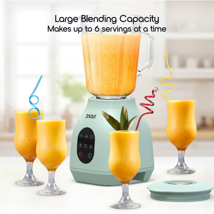 Savour by  500W Touchscreen Smoothie Blender – 50Oz Ice Crushing Countertop Blender for Smoothies, Sauces, Cocktails and More