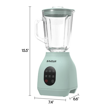 Savour by  500W Touchscreen Smoothie Blender – 50Oz Ice Crushing Countertop Blender for Smoothies, Sauces, Cocktails and More