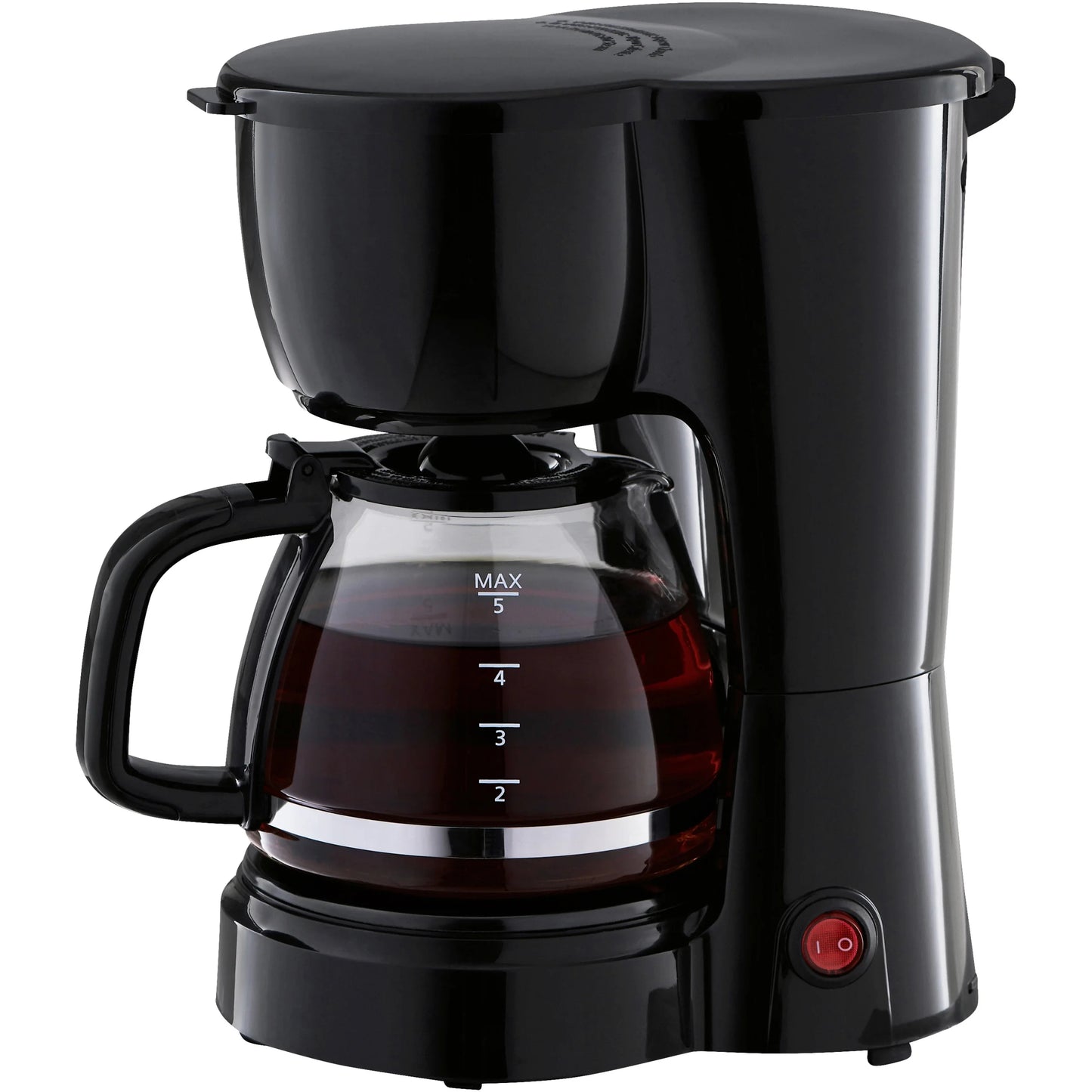 5 Cup Coffee Maker, Black