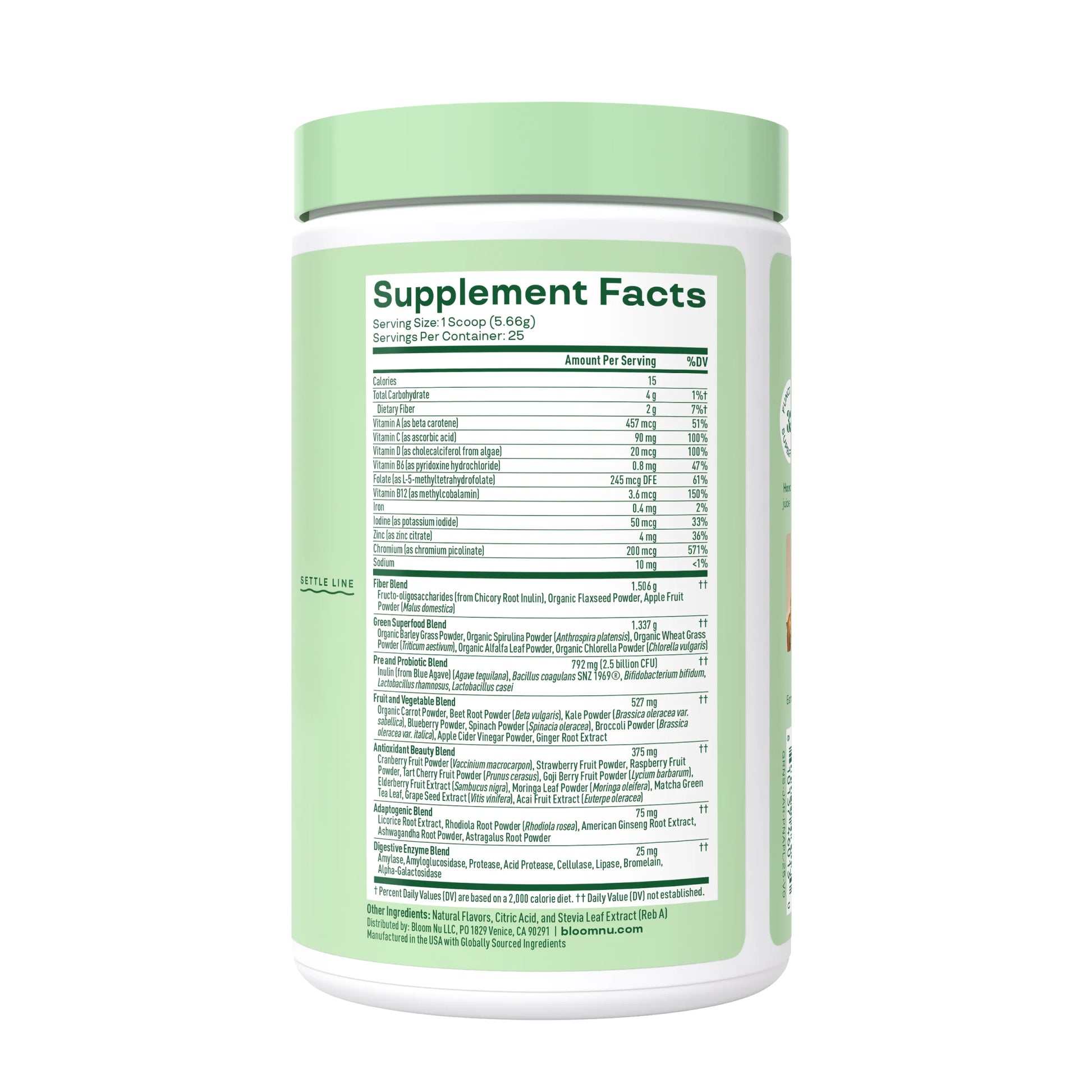 Greens & Superfoods Powder, Mango, 25 Servings