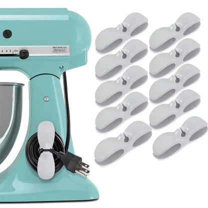 4/10Pcs Kitchen Appliance Cable Organizer Storage Household Rice Cooker Wire Storage Punch-Free Holder Household Organizer