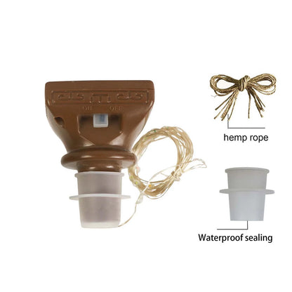 2025 Upgraded Solar Wine Bottle Lights,20 Leds Waterproof Copper Lights, Bottle Lights Fairy Cork String Lights for Christmas, Outdoor, Wedding Decor, Halloween Decor(Warm White)