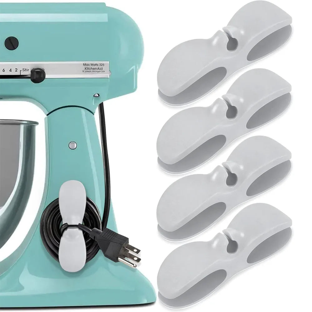 4/10Pcs Kitchen Appliance Cable Organizer Storage Household Rice Cooker Wire Storage Punch-Free Holder Household Organizer