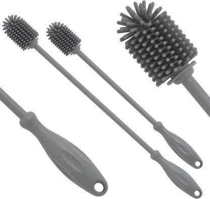 Silicone Bottle Cleaning Brush,Water Bottle Cleaner (2 Pack)