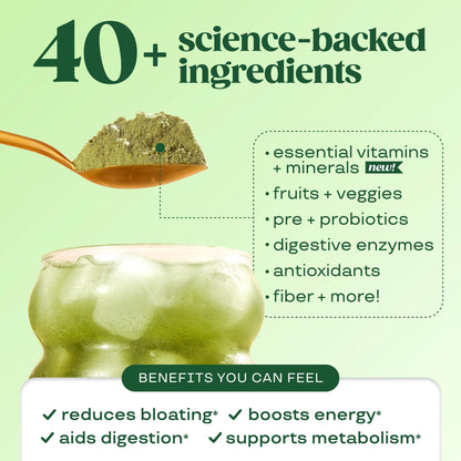 Greens & Superfoods Powder, Mango, 25 Servings
