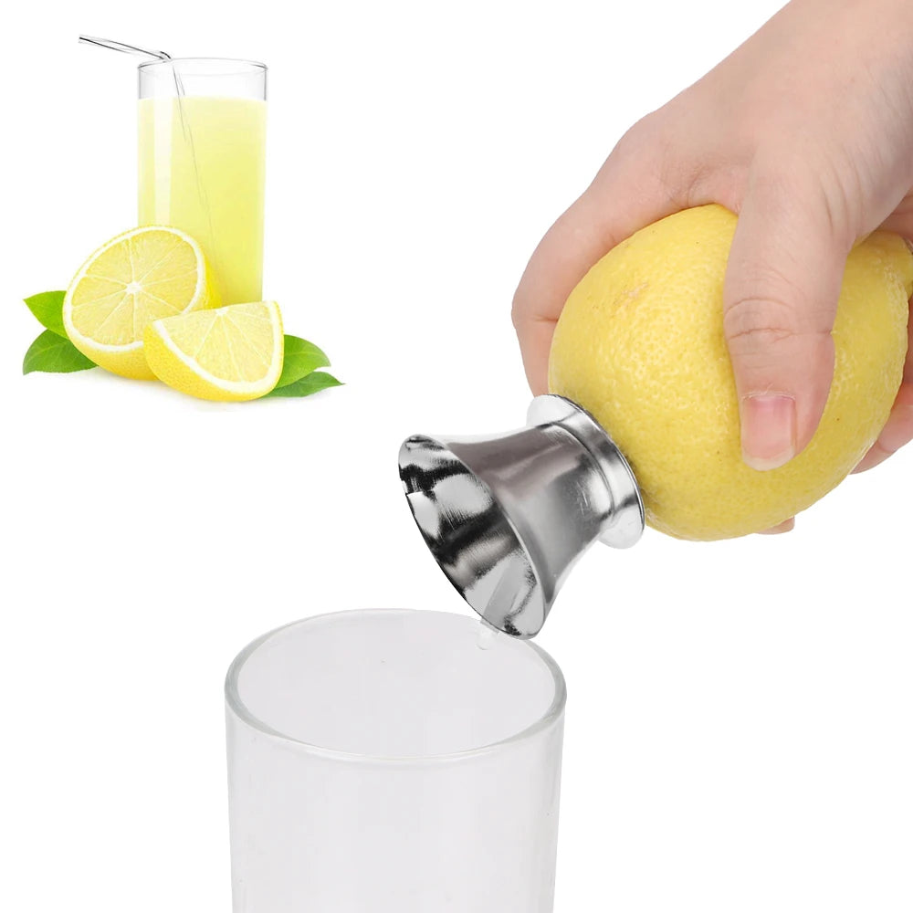 Juice Squeeze Manually Lemon Squeezer Stainless Steel Fruit Tool for Lemon Orange Limes Citrus Hand Juicer Pourer Screw
