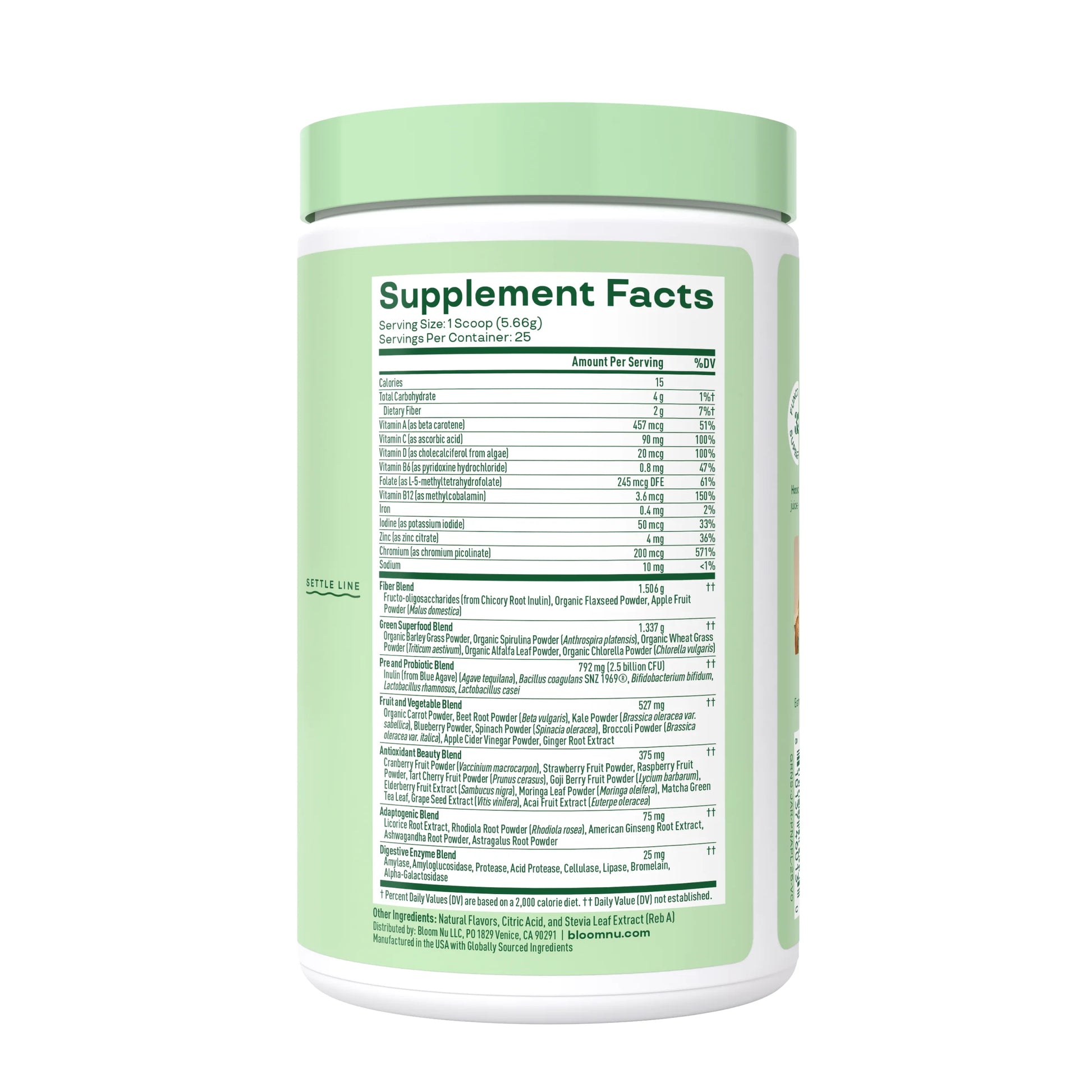Greens & Superfoods Powder, Mixed Berry, 25 Servings