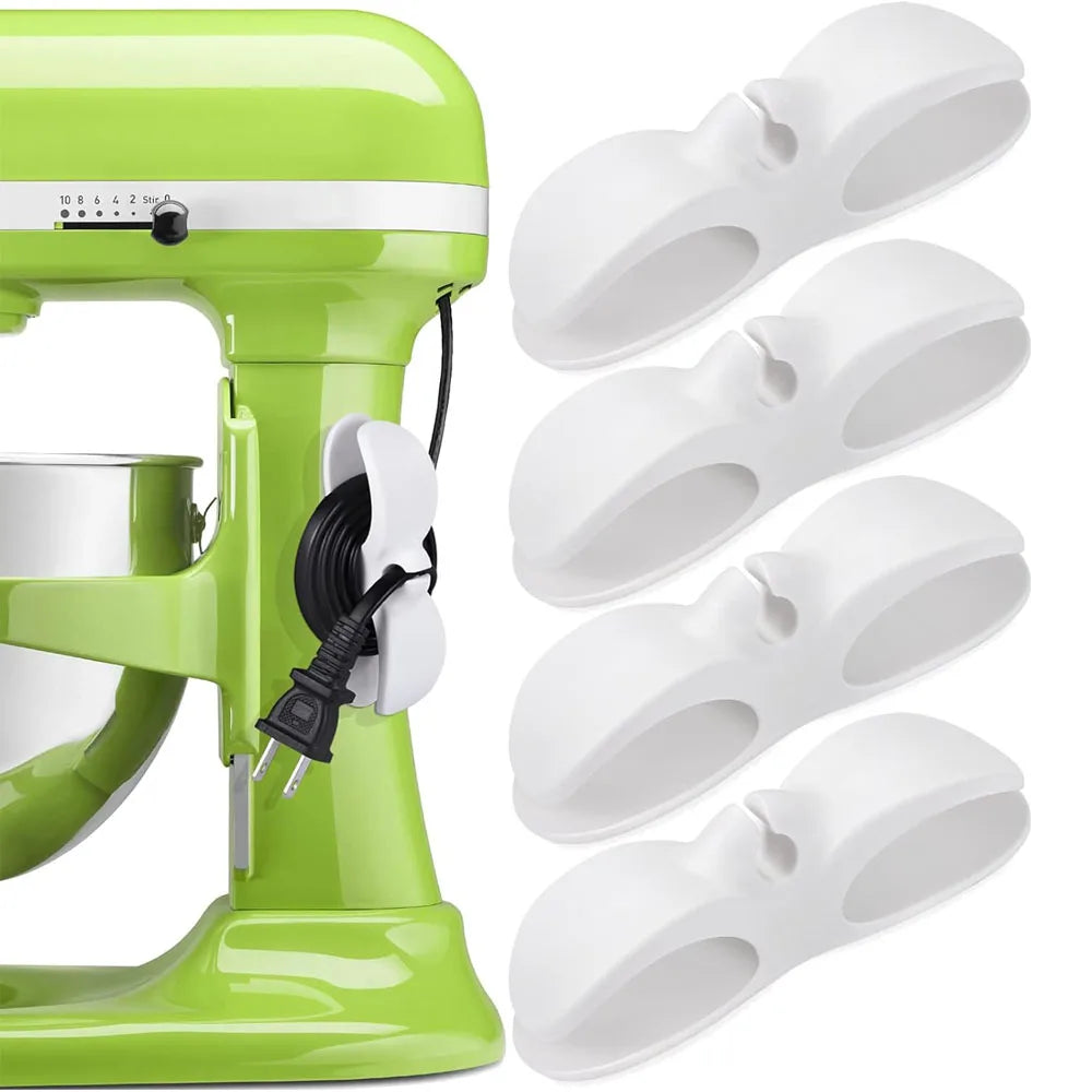 4/10Pcs Kitchen Appliance Cable Organizer Storage Household Rice Cooker Wire Storage Punch-Free Holder Household Organizer