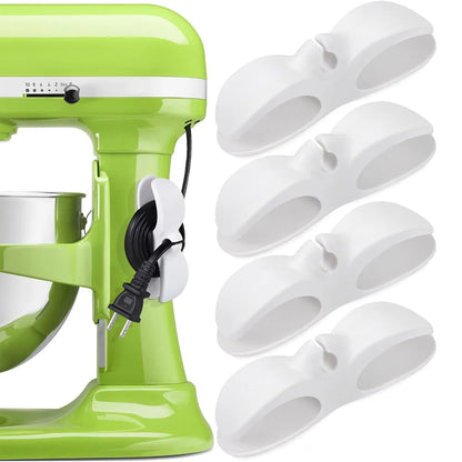 4/10Pcs Kitchen Appliance Cable Organizer Storage Household Rice Cooker Wire Storage Punch-Free Holder Household Organizer