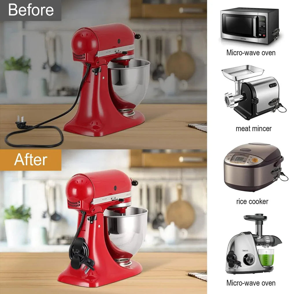 4/10Pcs Kitchen Appliance Cable Organizer Storage Household Rice Cooker Wire Storage Punch-Free Holder Household Organizer