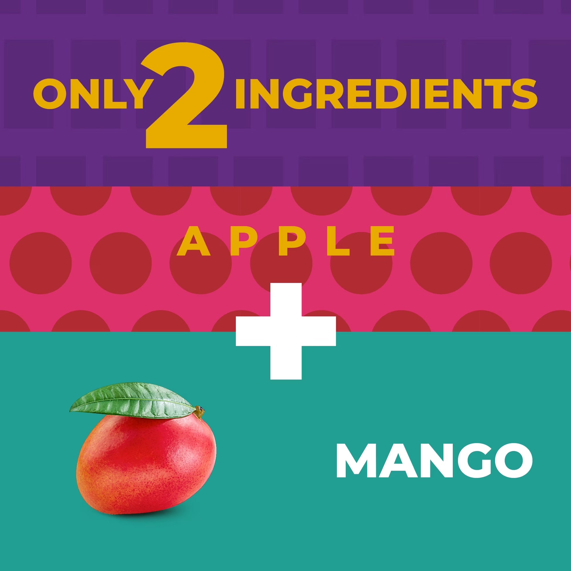 Fruit Leather Snacks, Vegan Fruit Bars, Mango, 0.88 Oz X 10 Packs