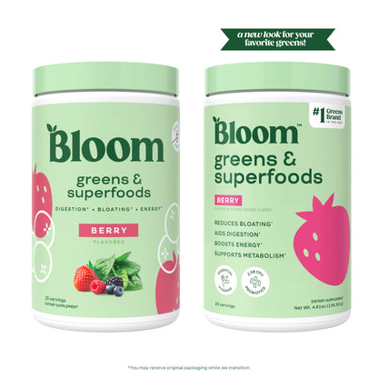 Greens & Superfoods Powder, Mixed Berry, 25 Servings