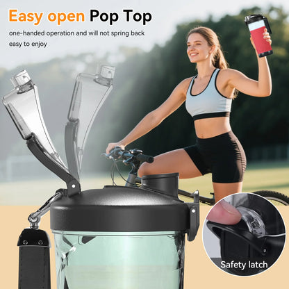 Personal Portable Blender, Small Kitchen Appliances Blender Cup for Shakes and Smoothies Rechargeable Shaker Bottle, 20Oz