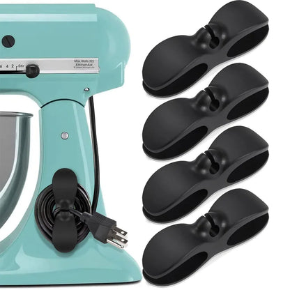 4/10Pcs Kitchen Appliance Cable Organizer Storage Household Rice Cooker Wire Storage Punch-Free Holder Household Organizer