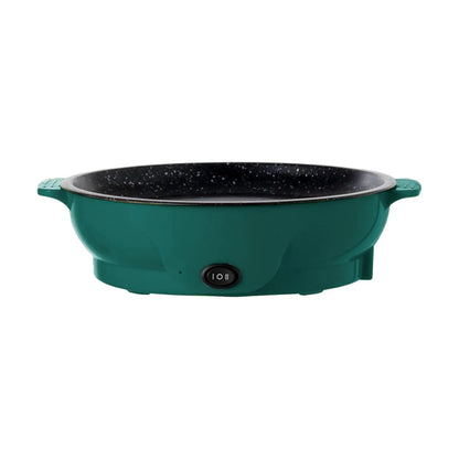 Electric Griddle 110V Barbecue Cooker Flat Top Grill Camping Nonstick Stay Cool Handles Electric Baking Tray Electric Skillet